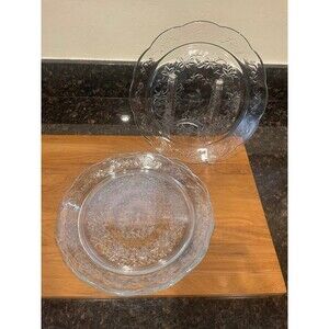 4 Princess House Fantasia 11" Dinner Plates